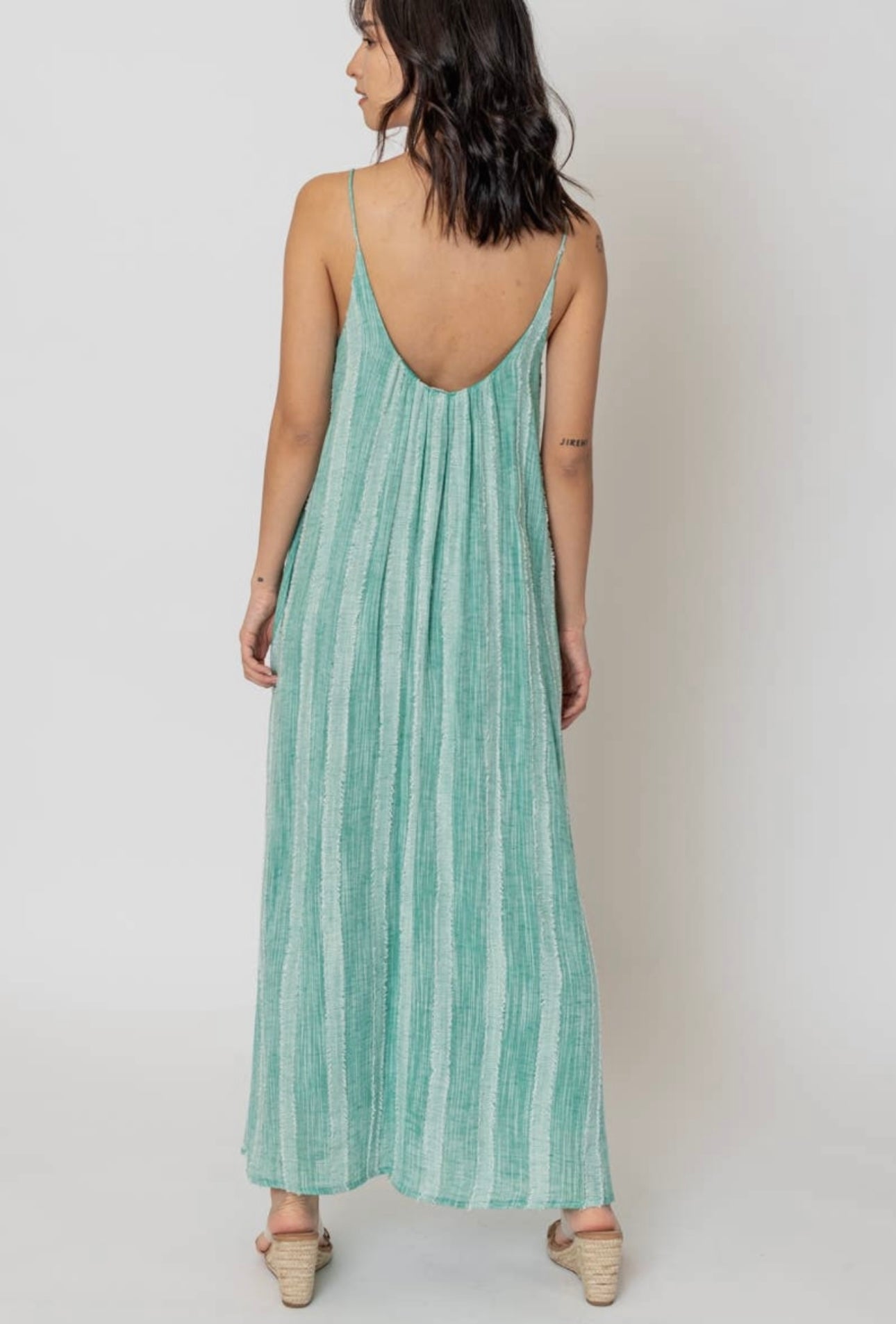 linen cami maxi