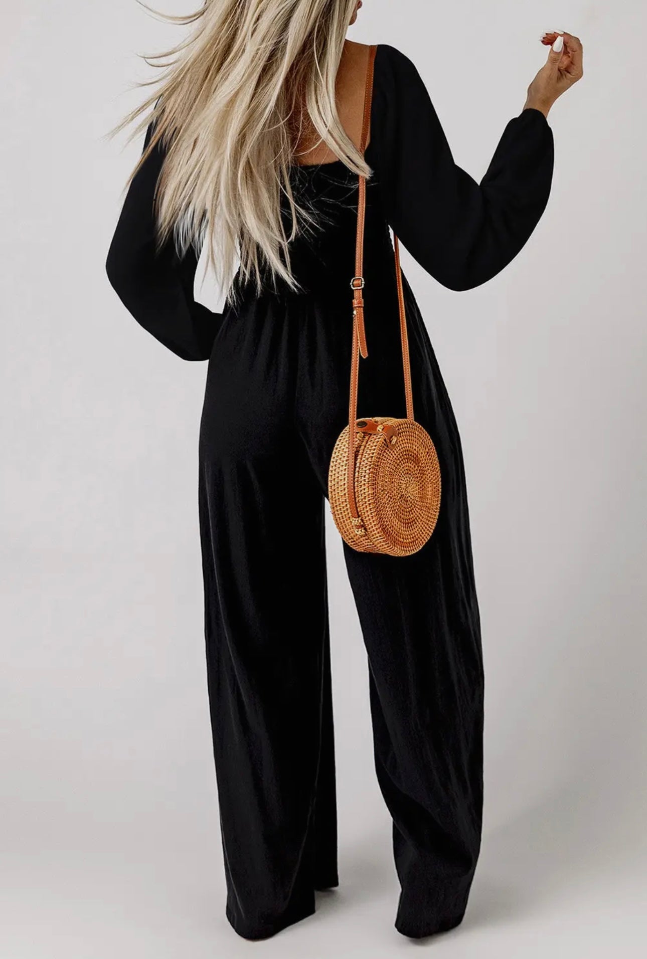 black western jumpsuit