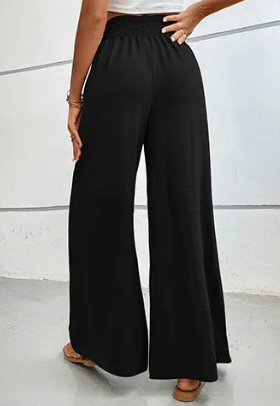 palazzo pants black