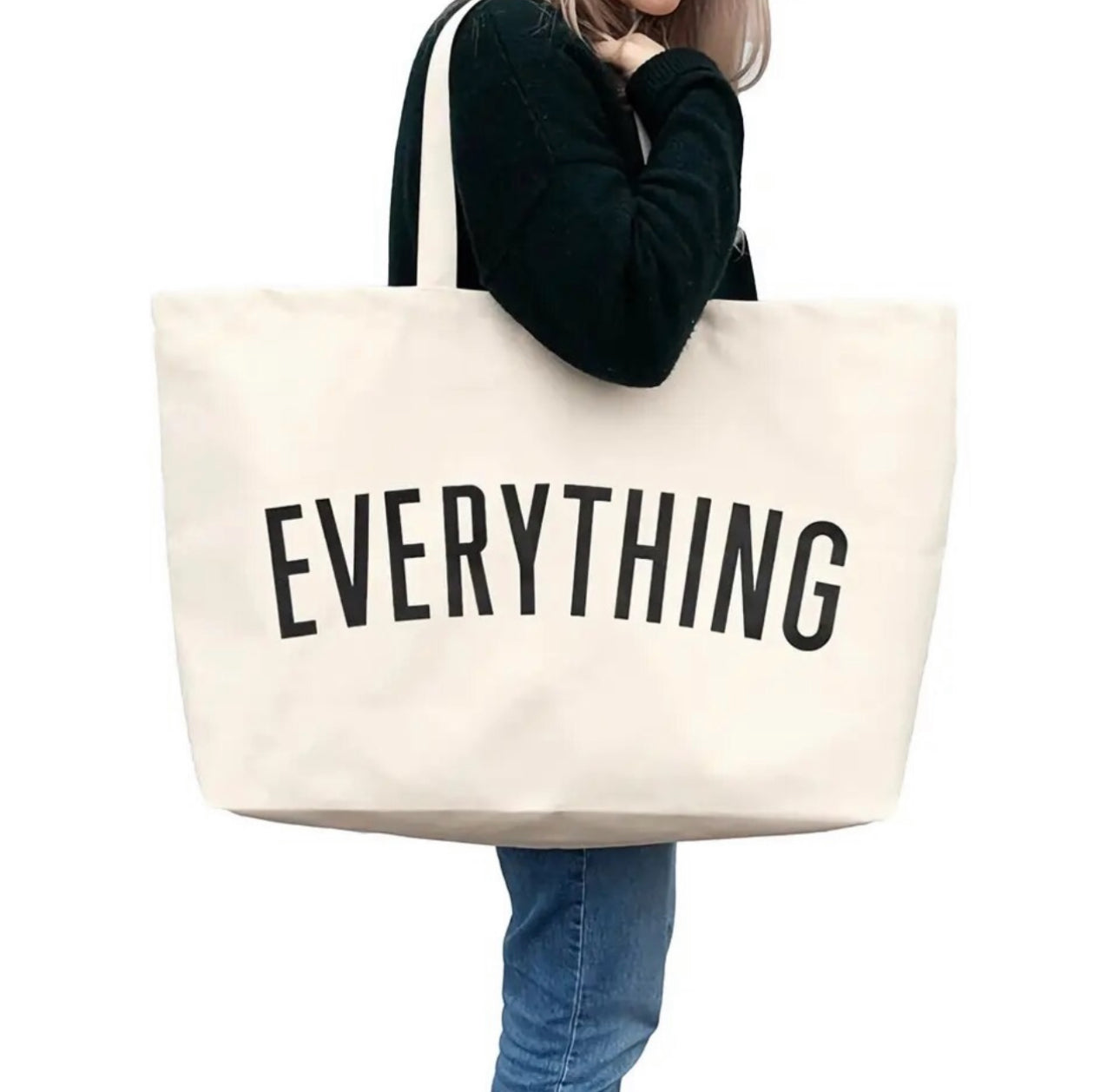 oversized canvas tote