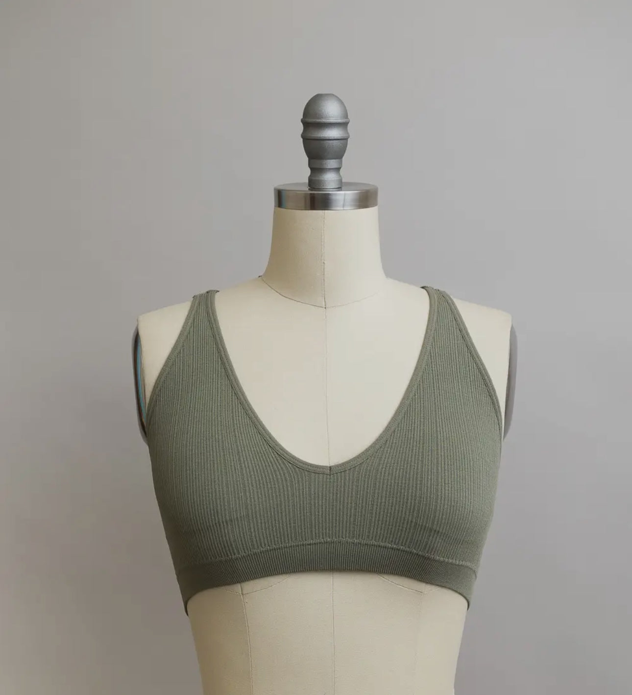 sage racerback bralette