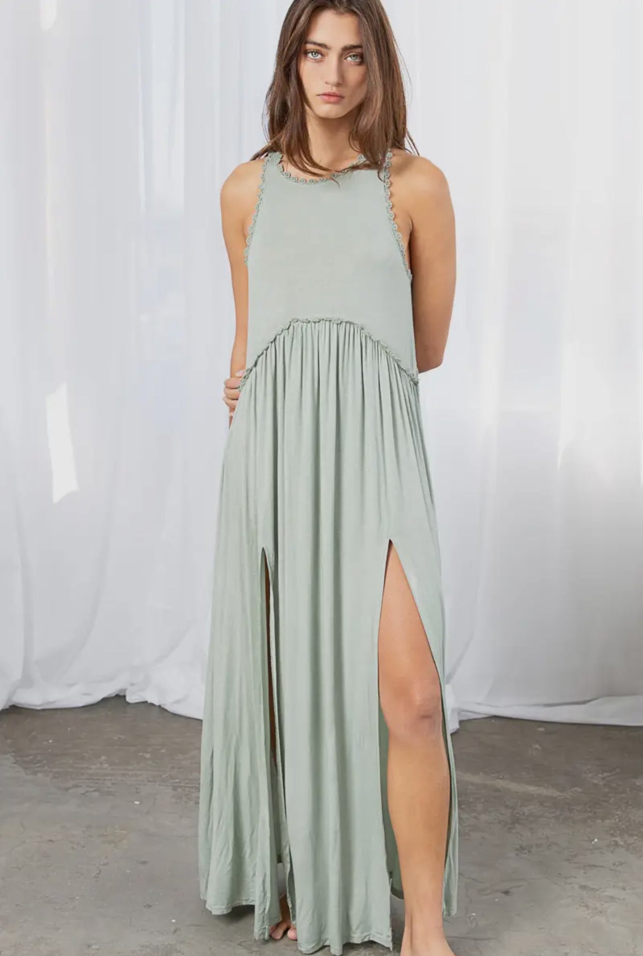 racerback maxi dress 