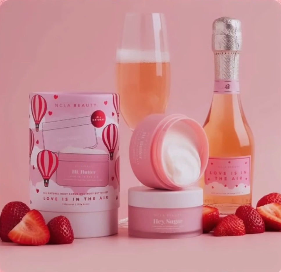 Hey, Sugar Body Care Set- Strawberries & Champagne