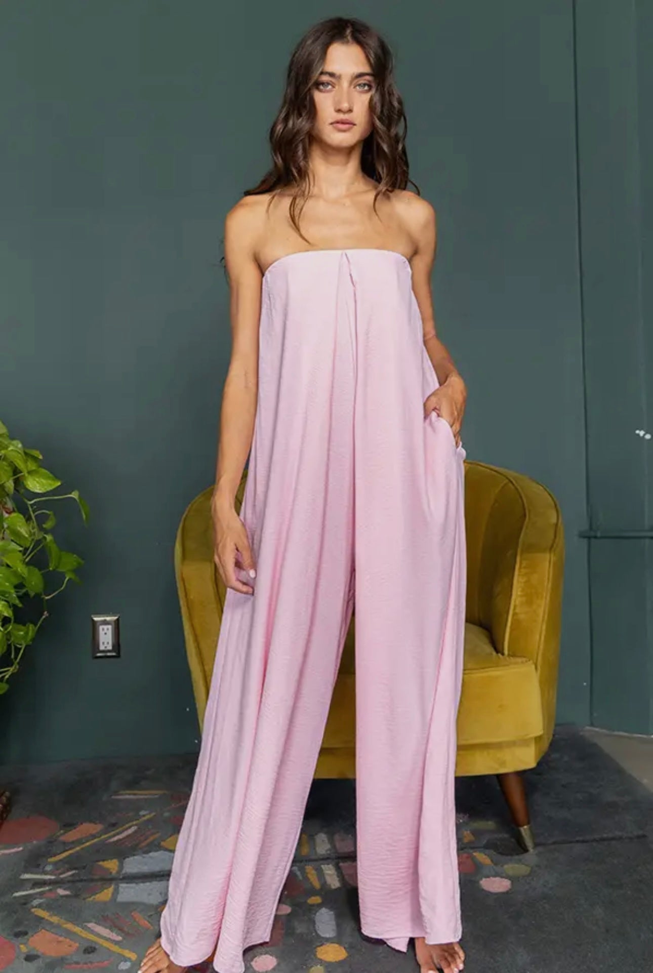 Strapless Jumpsuit